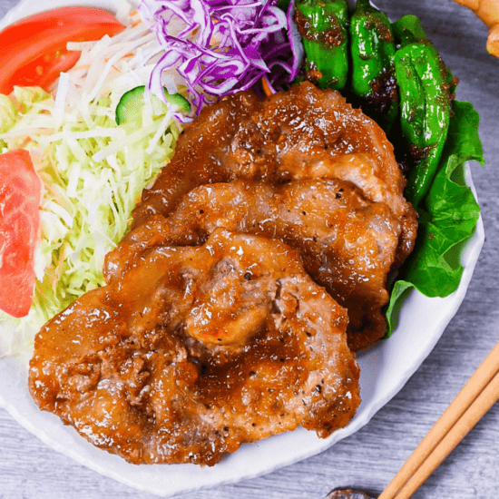 Japanese Ginger Pork Buta no Shogayaki featured img