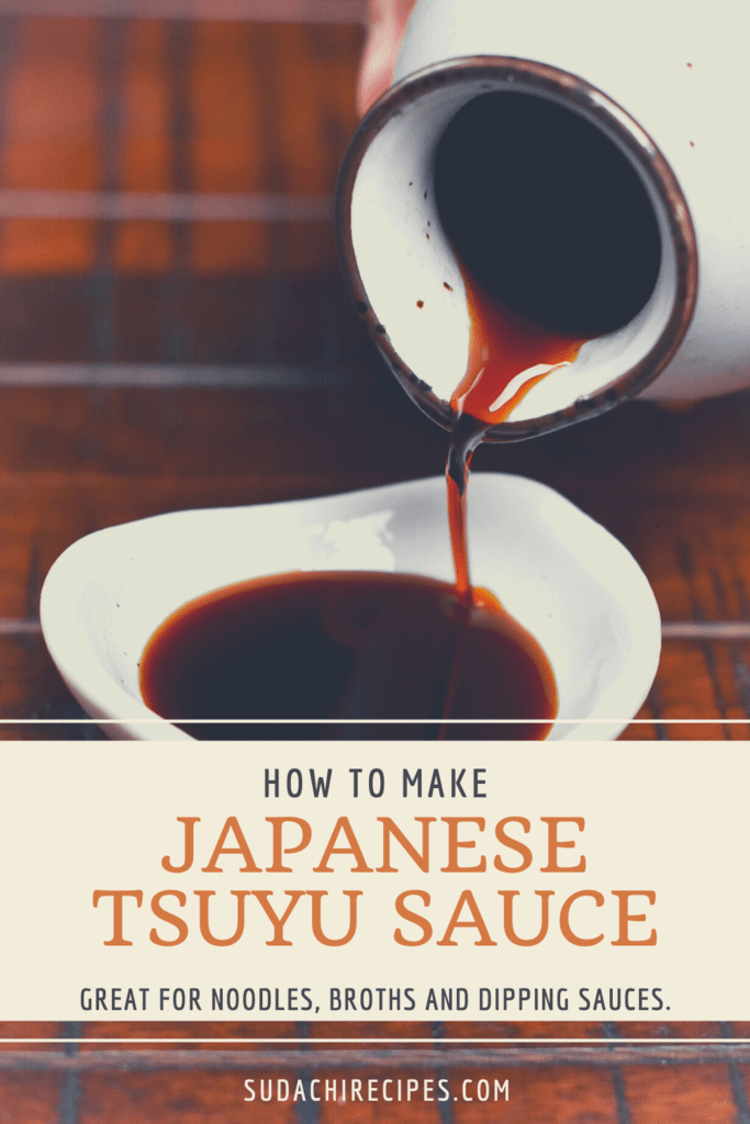 How to make Tsuyu Sauce