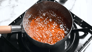 Niku Udon: boiling broth