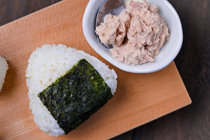Tuna Mayo Onigiri (Japanese Rice Ball)