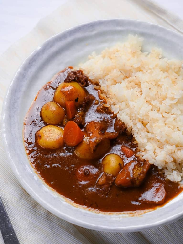 Japanese Beef Curry with Curry Roux