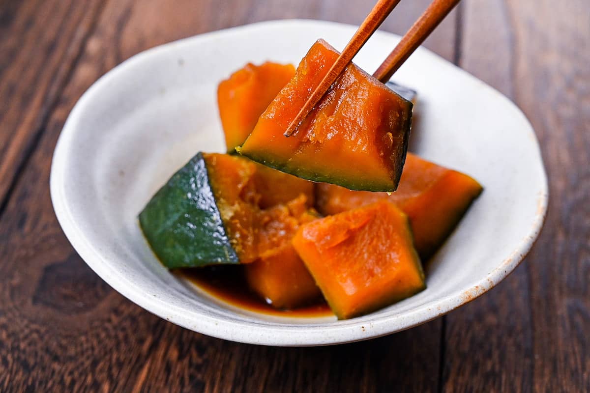 Japanese Simmered Pumpkin Side