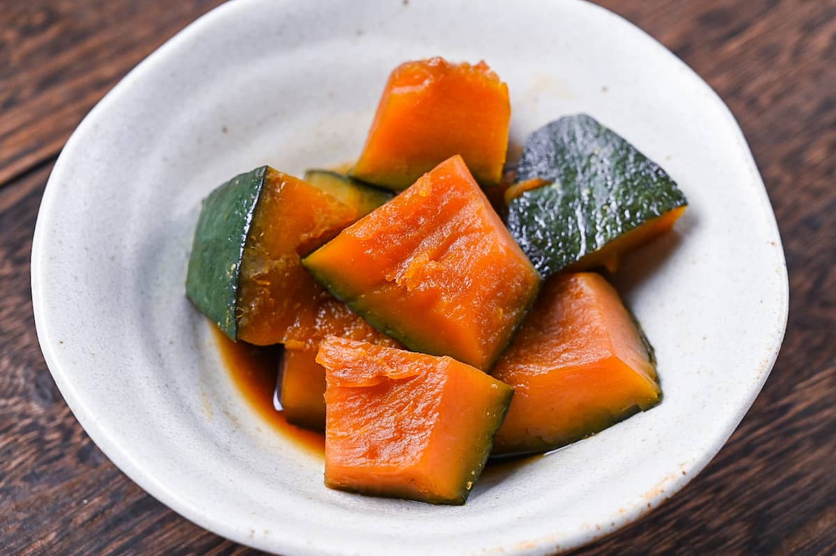 Japanese Simmered Pumpkin Side