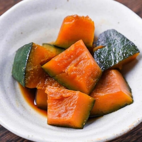 Japanese Simmered Pumpkin Side