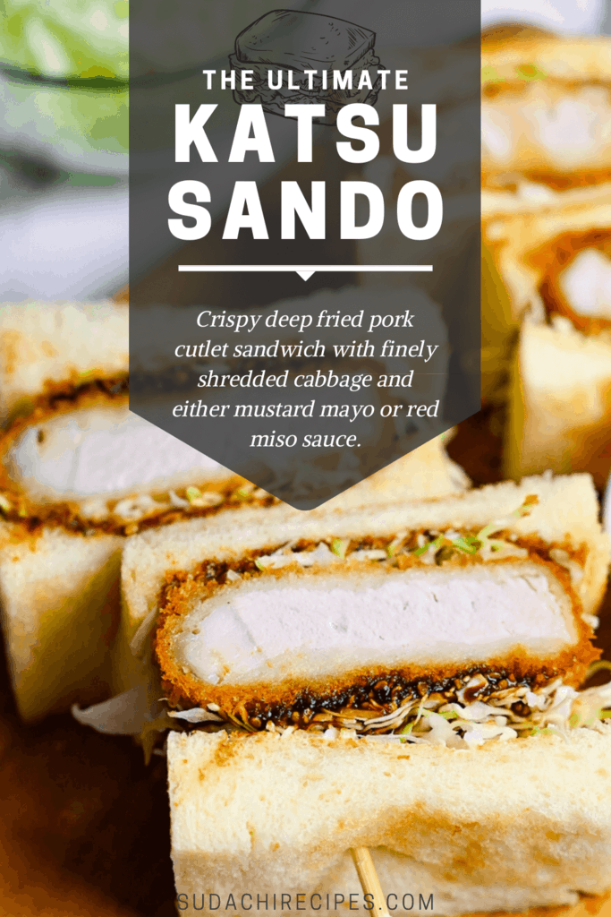 Ultimate Katsu Sando Japanese Katsu Sandwich With Two Kinds Of Sauce ã‚«ãƒ„ã‚µãƒ³ãƒ‰ Sudachi Recipes