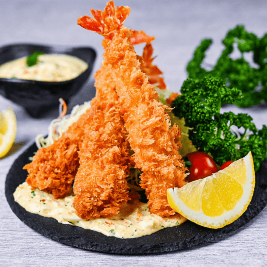 Popcorn Shrimp, Fresh Japanese Food