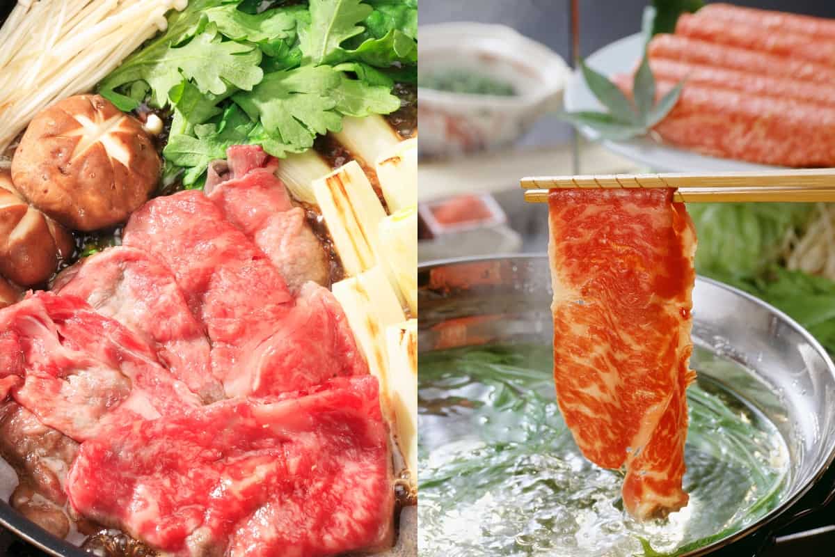 Sukiyaki vs shabu shabu