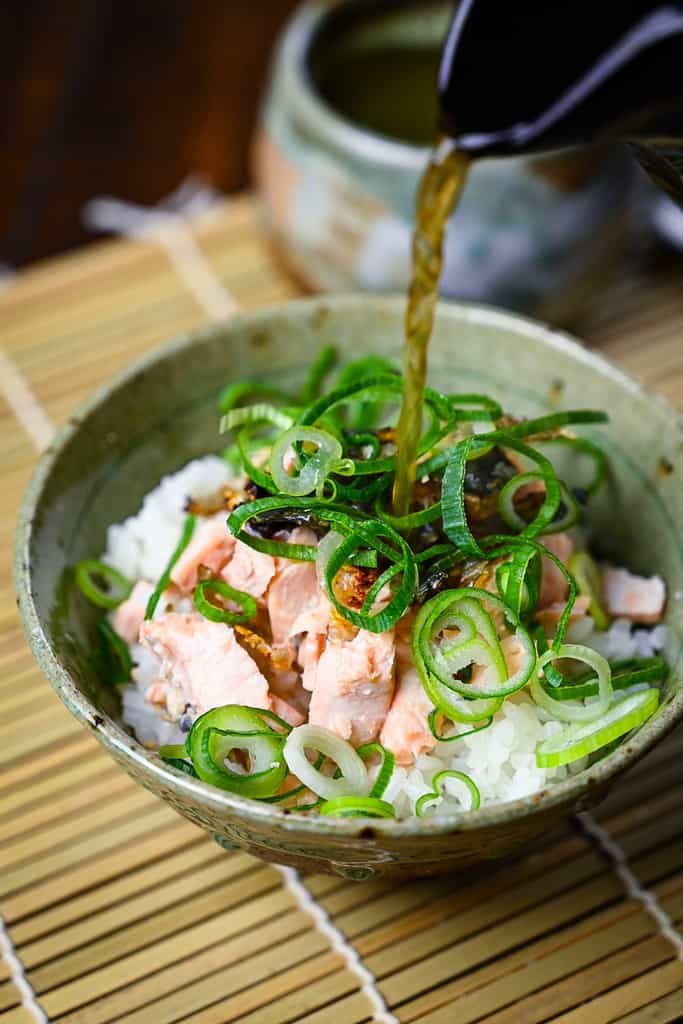 Salmon Ochazuke (Japanese tea on rice)