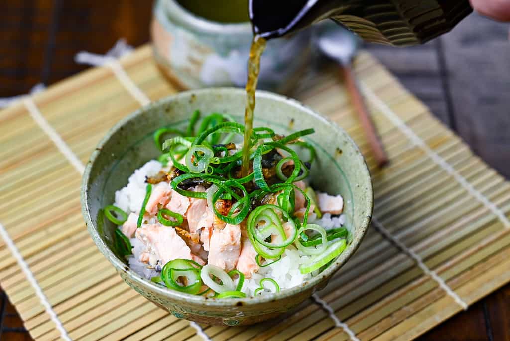 Salmon Ochazuke (Japanese tea on rice)