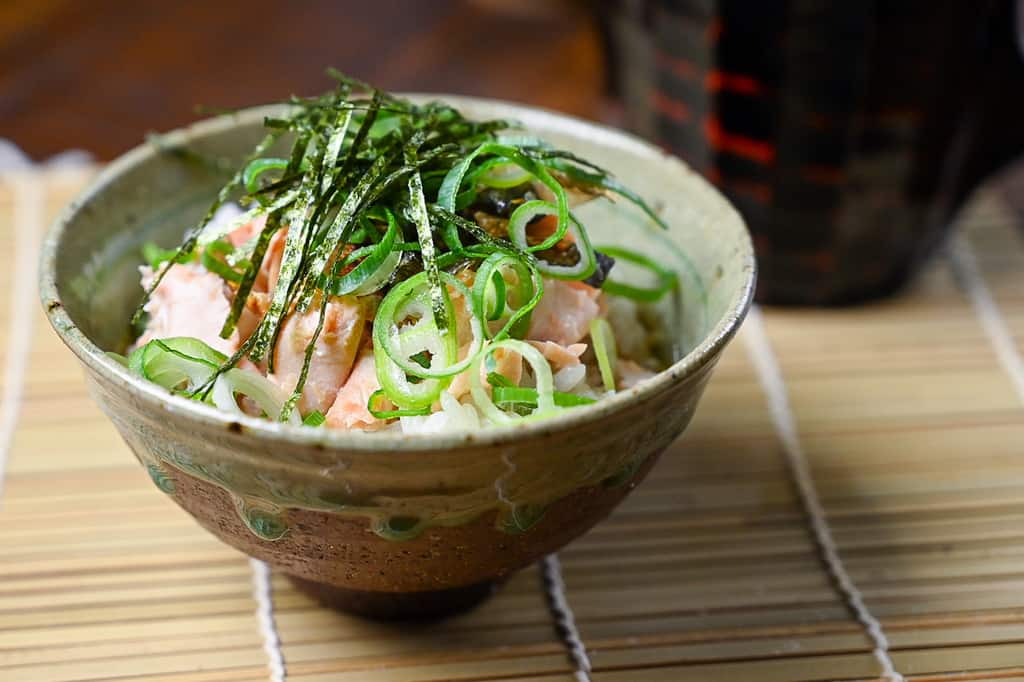 Salmon Ochazuke (Japanese tea on rice)