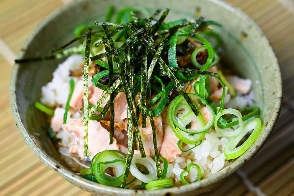 Salmon Ochazuke (Japanese tea on rice)