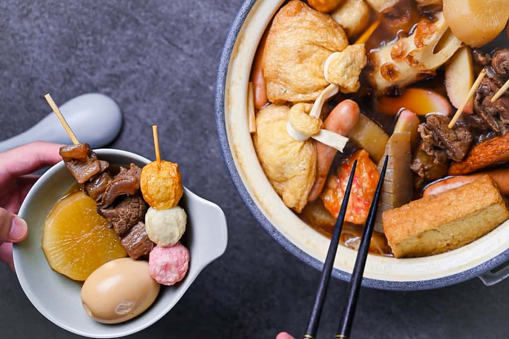 Oden Recipe (Japanese Winter Hot Pot with Vegetables and Fish