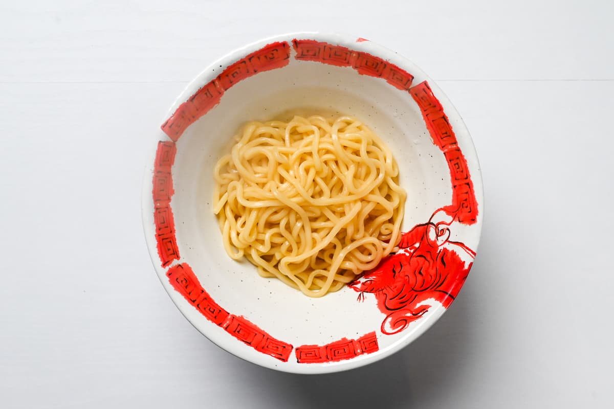Ramen noodles in a bowl