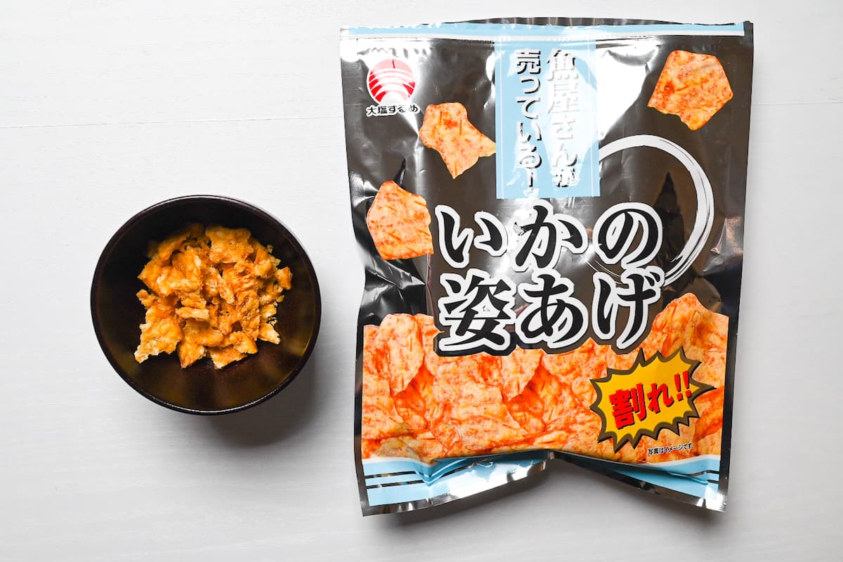 Ikaten - Japanese squid snack