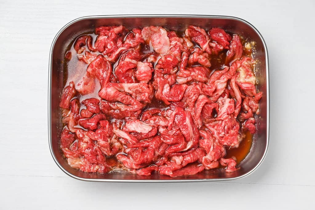 marinate beef for niku udon