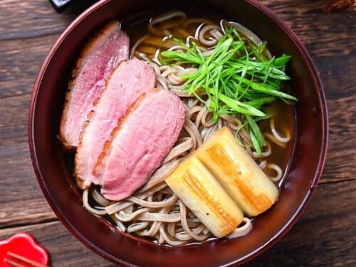 Duck Soba Noodle Soup (Kamo Nanban Soba) | Sudachi