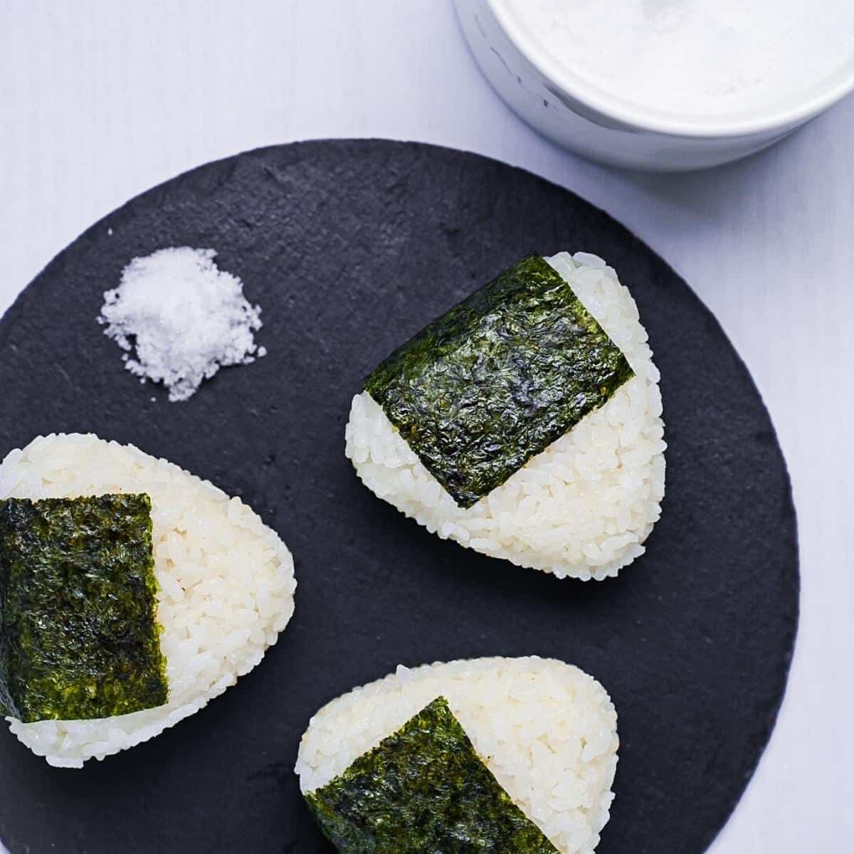 Simple Shio Onigiri (Salted Japanese Rice Ball) - Snack Cuisine