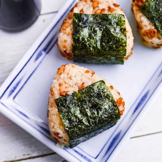 soboro chicken onigiri thumbnail