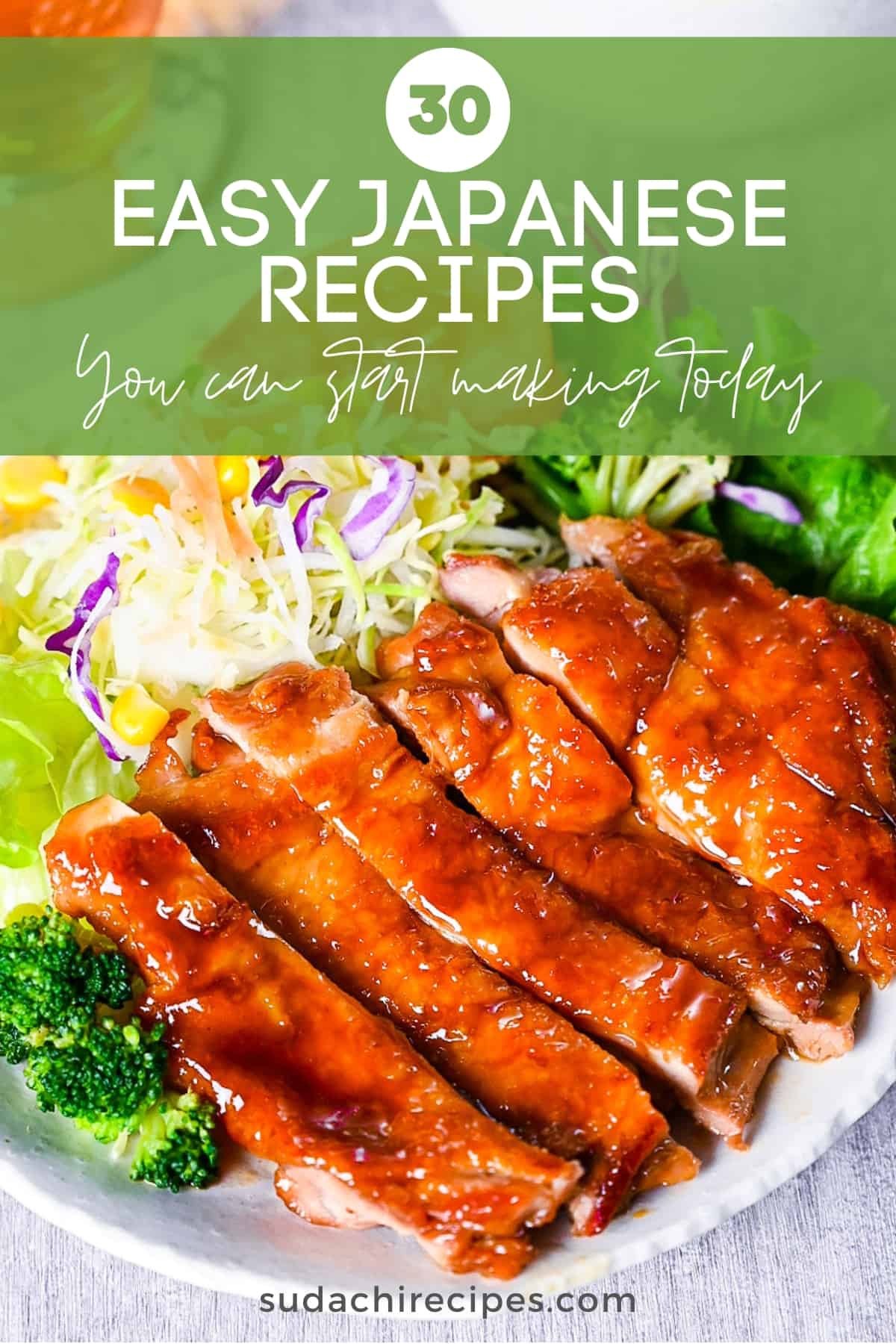 Easy Japanese recipes featuring teriyaki chicken