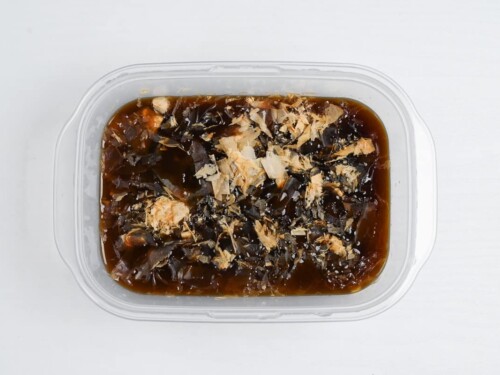 Ponzu ingredients in a container