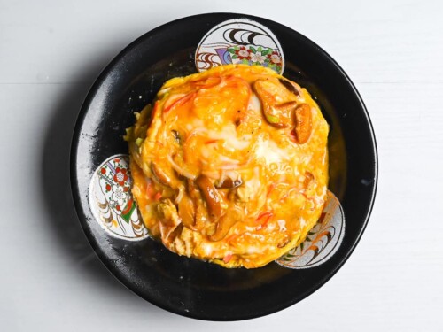 Tenshinhan cooked egg over rice
