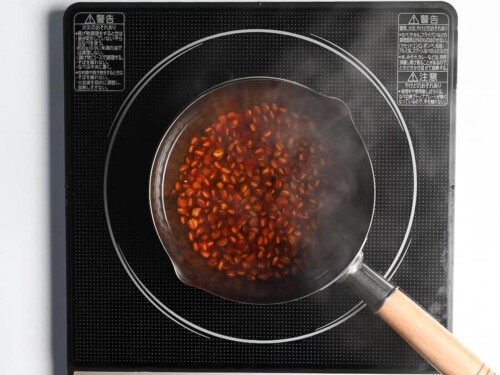 boiling adzuki beans