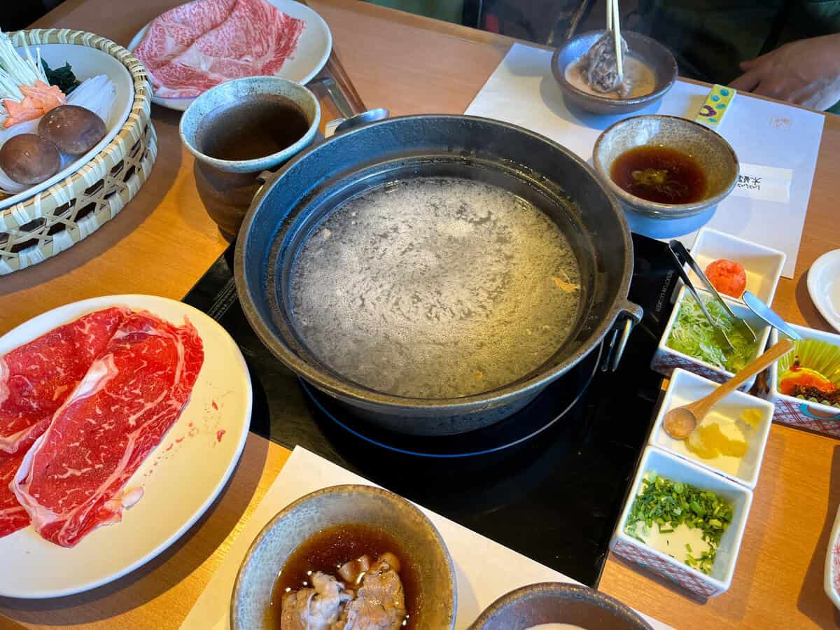 visiting shabu shabu kisoji restaurant