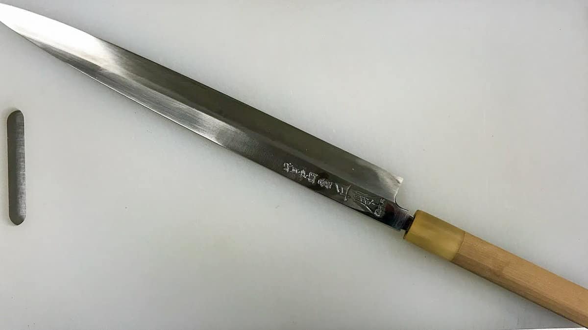 Professional sashimi knife