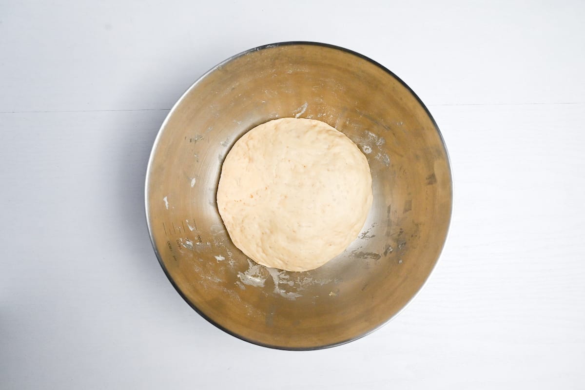 nikuman dough after rising for 1 hour