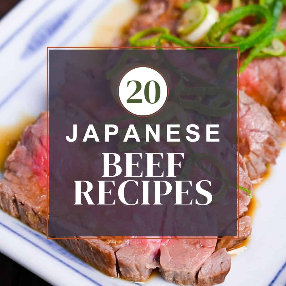 Japanese beef recipe roundup thumnail