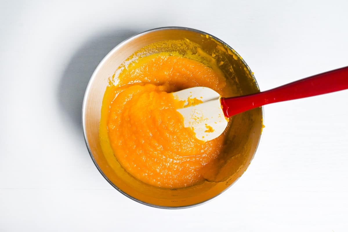 smooth kabocha puree