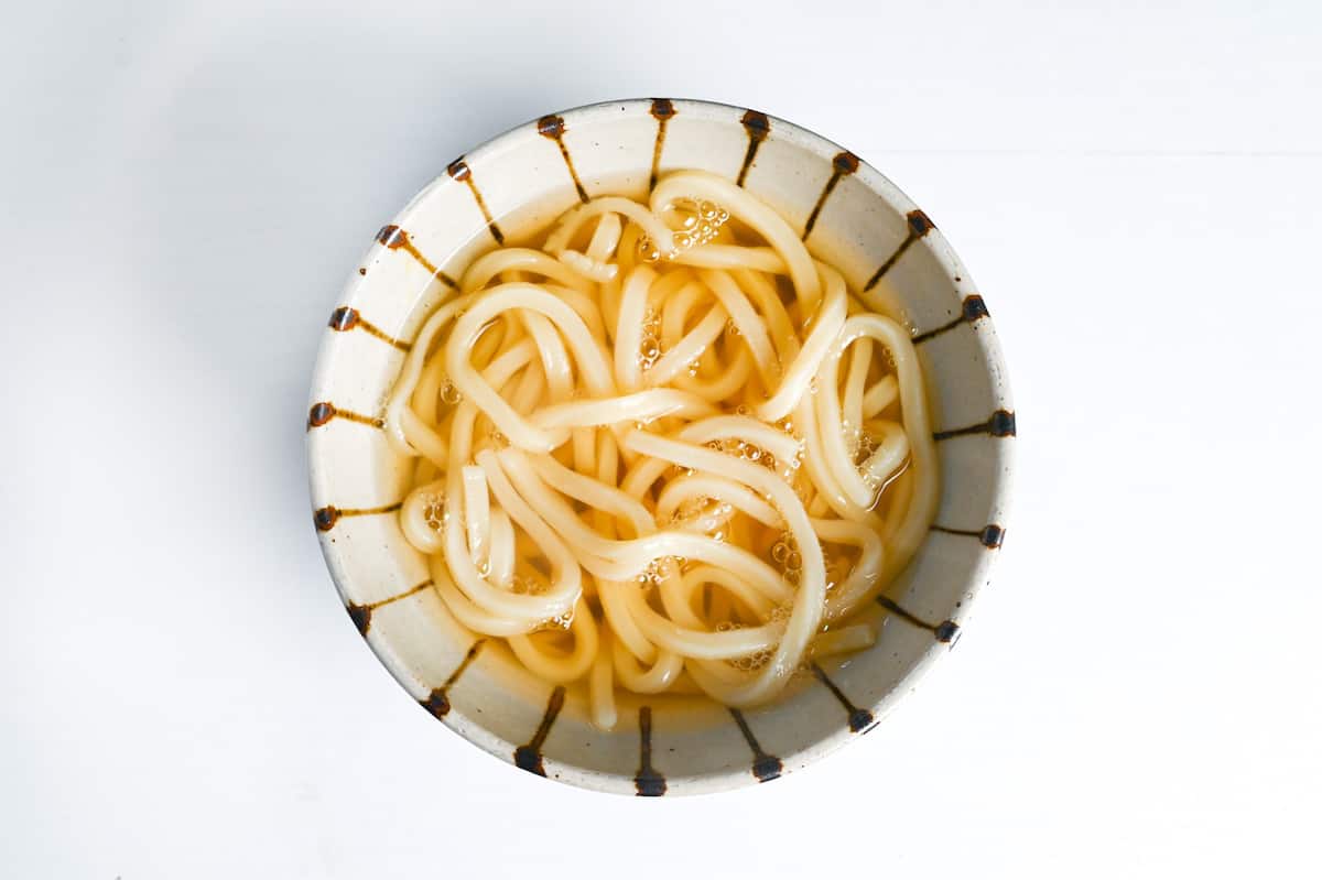 udon noodles in light broth