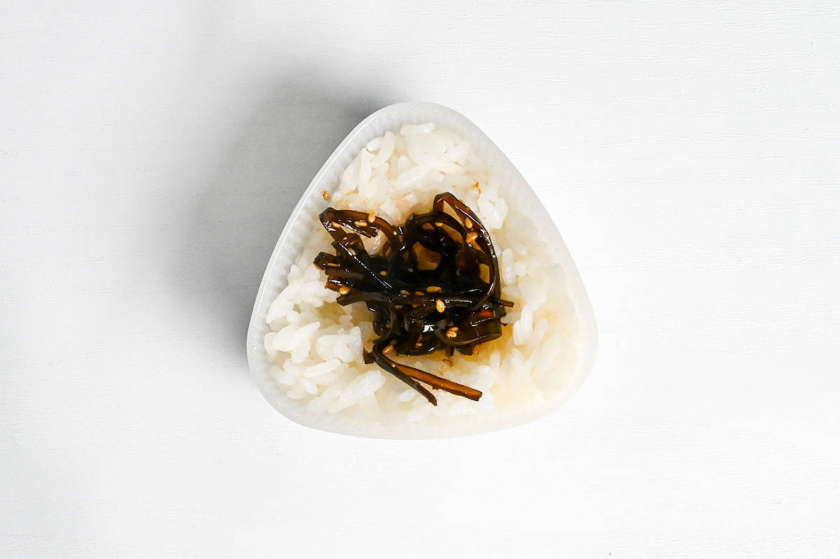 Kombu Onigiri (Kelp Tsukudani Rice Balls)