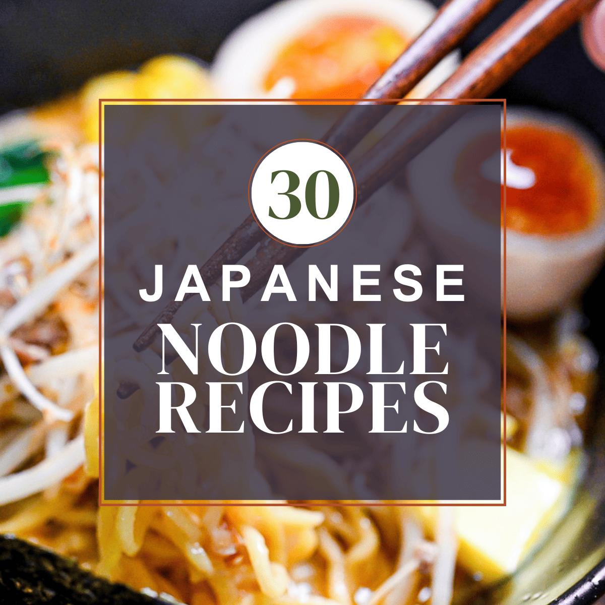Japanese noodle recipes