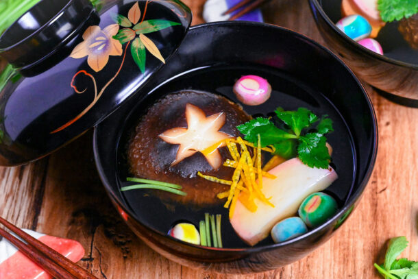 Sumashi Japanese Clear Soup (Osuimono) | Sudachi