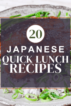 japanese quick lunch recipes