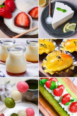 Japanese dessert recipes poster