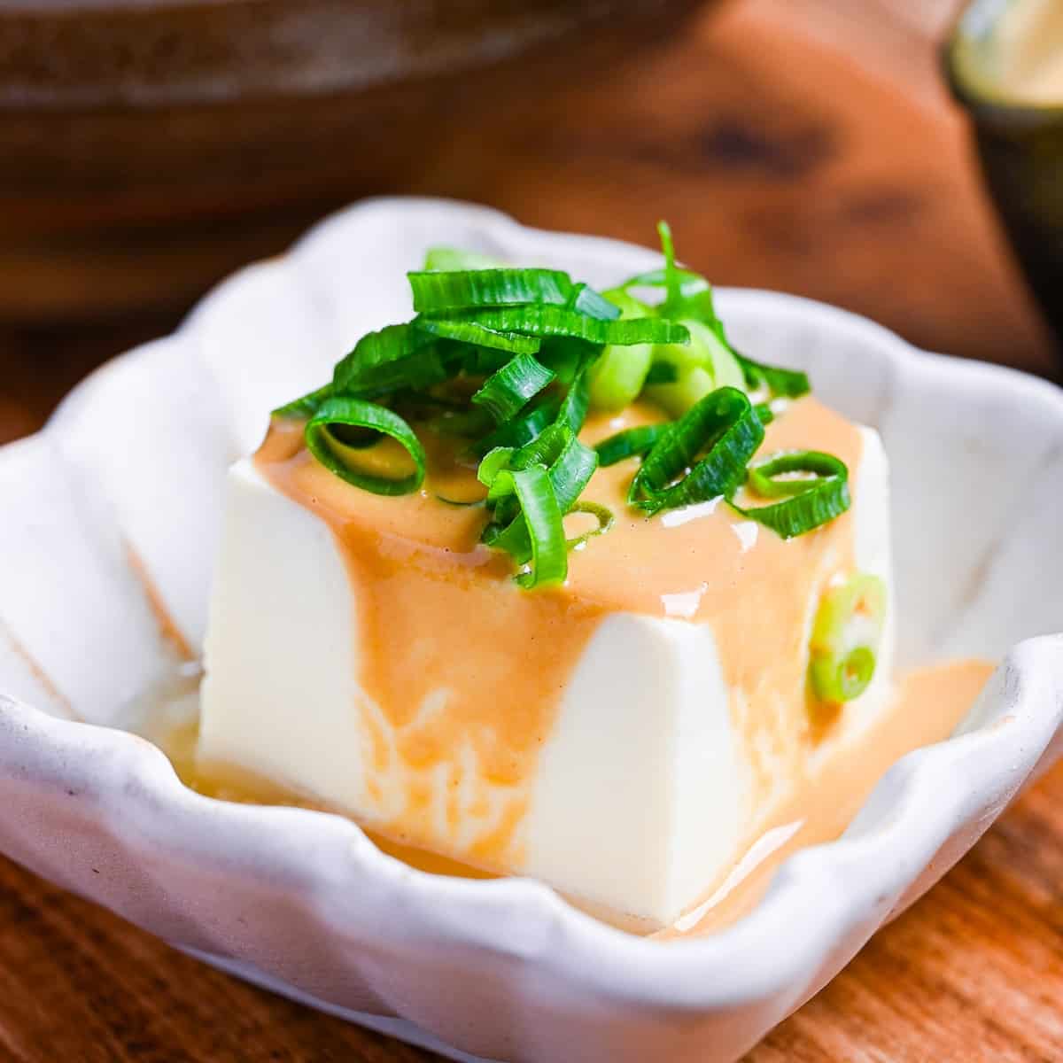 Yudofu with Spicy Sesame Sauce (Hot Tofu)