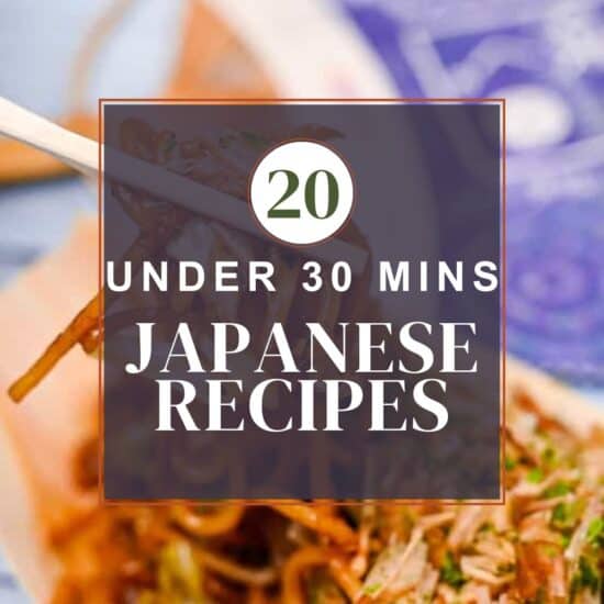 20 under 30 mins japanese recipes