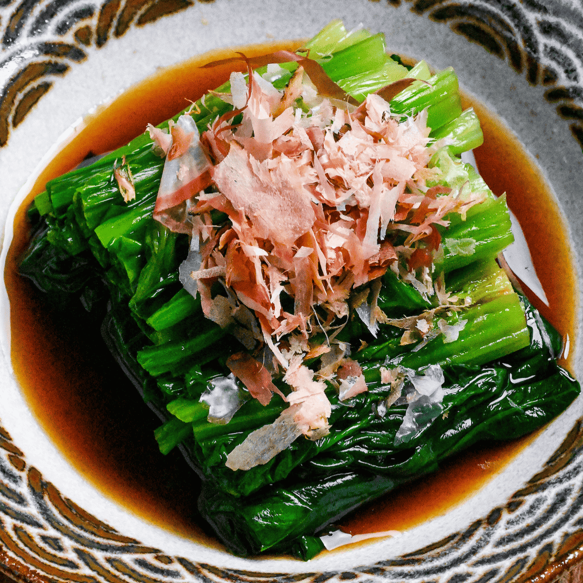 Spinach Ohitashi (Japanese Spinach Salad in Dashi)-image