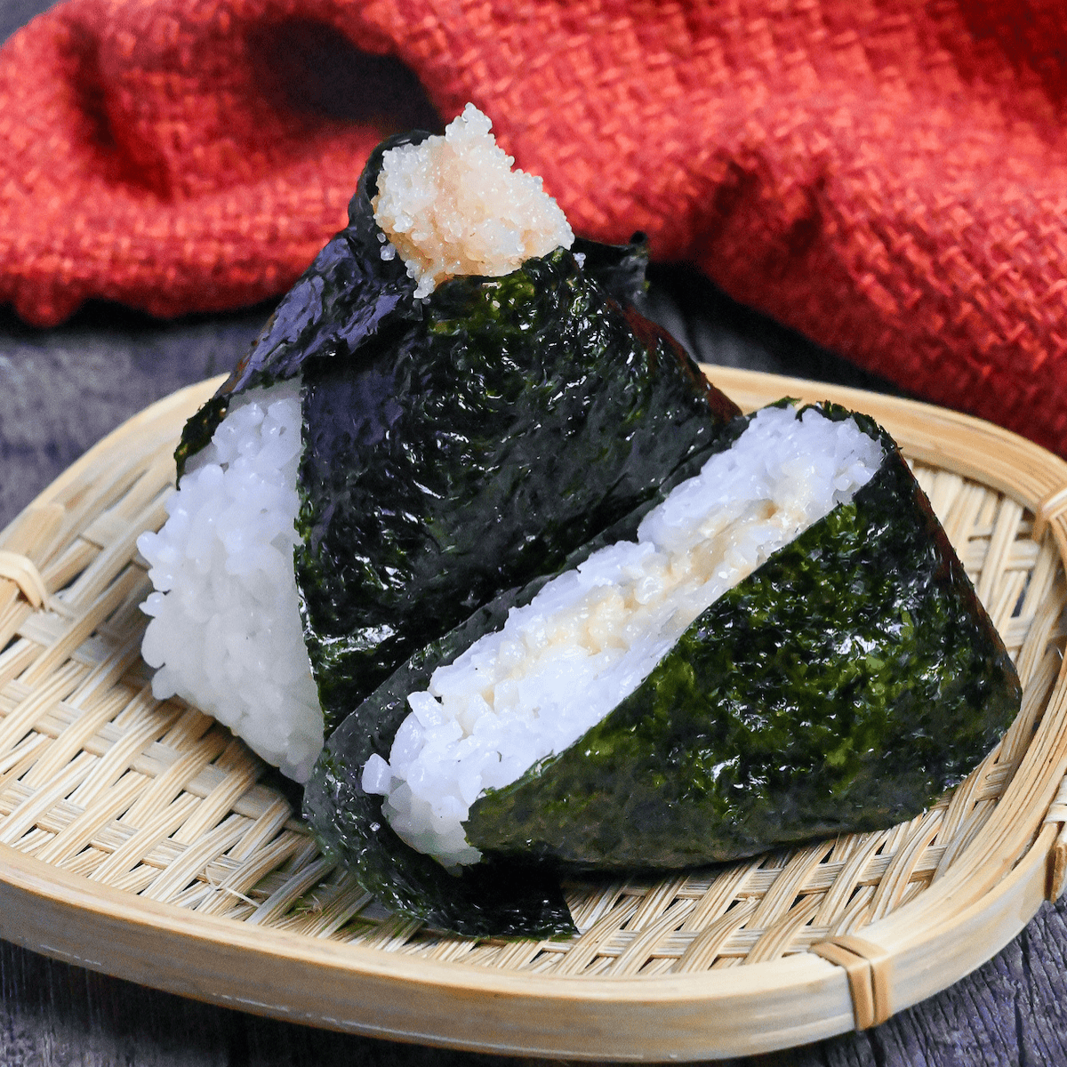 Mentaiko Mayo Onigiri (Rice Balls)
