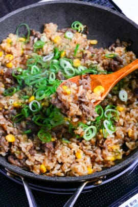 One-Pan Beef Pepper Rice (Pepper Lunch Style) | Sudachi