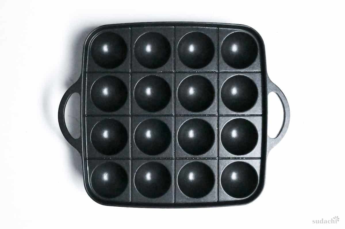 takoyaki pan for gas stove on a white background