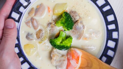 Japanese Cream Stew (White Stew with Chicken) Recipe