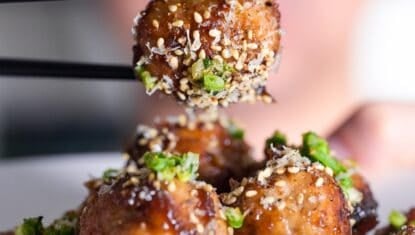 teriyaki meatballs thumbnail