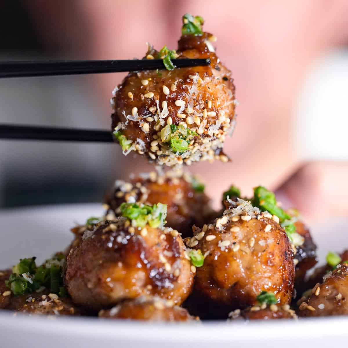 teriyaki meatballs thumbnail