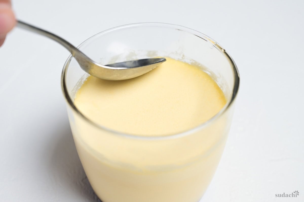 pressing edges on purin to help release