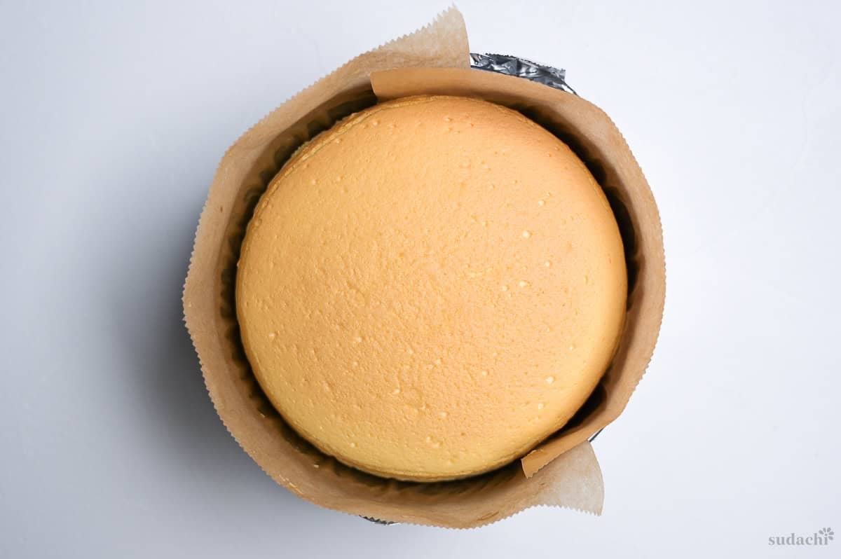 baked soufflé cheesecake