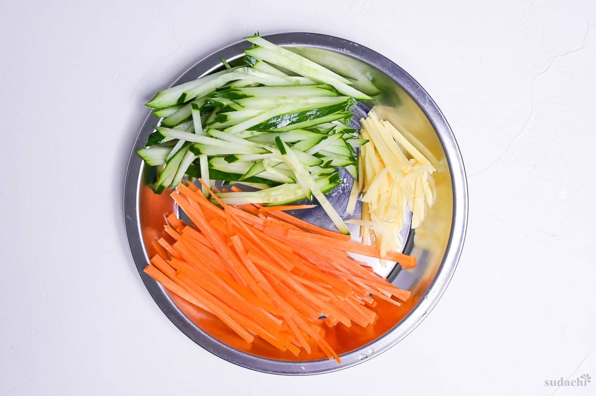 Harusame Salad (Japanese-Style Glass Noodle Salad) | Sudachi