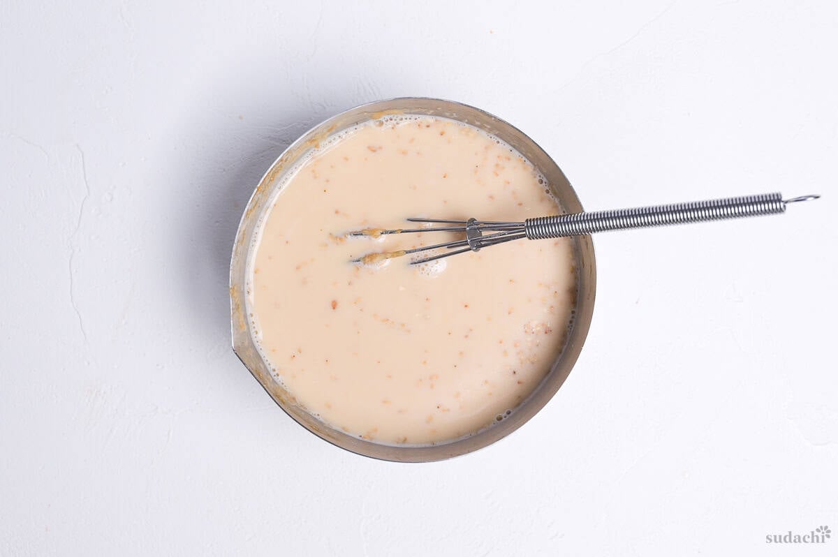 homemade sesame dipping sauce for soba noodles